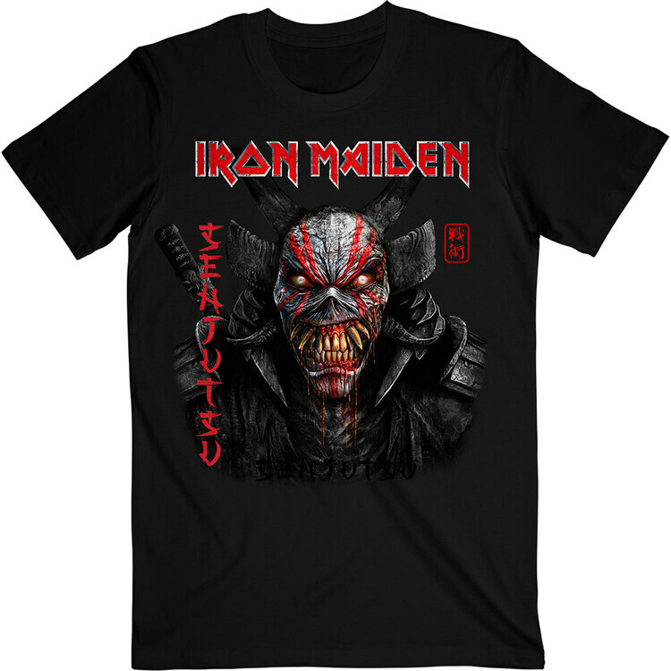 ROCKOFF Tričko Iron Maiden - Senjutsu Black Cover, L