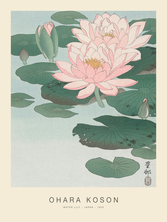 autor Obrazová reprodukce Water Lily (Special Edition) - Ohara Koson, 30 × 40 cm