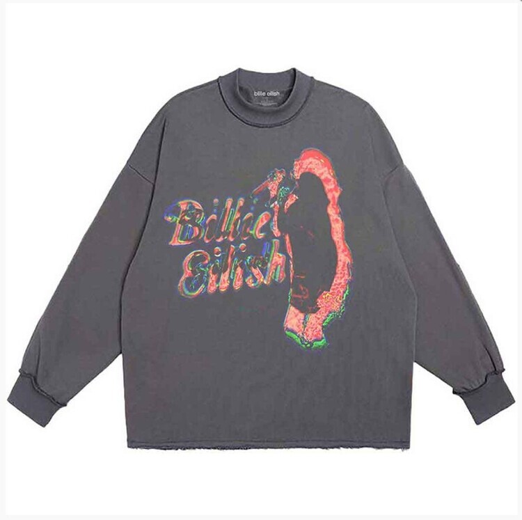 ROCKOFF Tričko Billie Eilish - Neon Silhouette, XXL