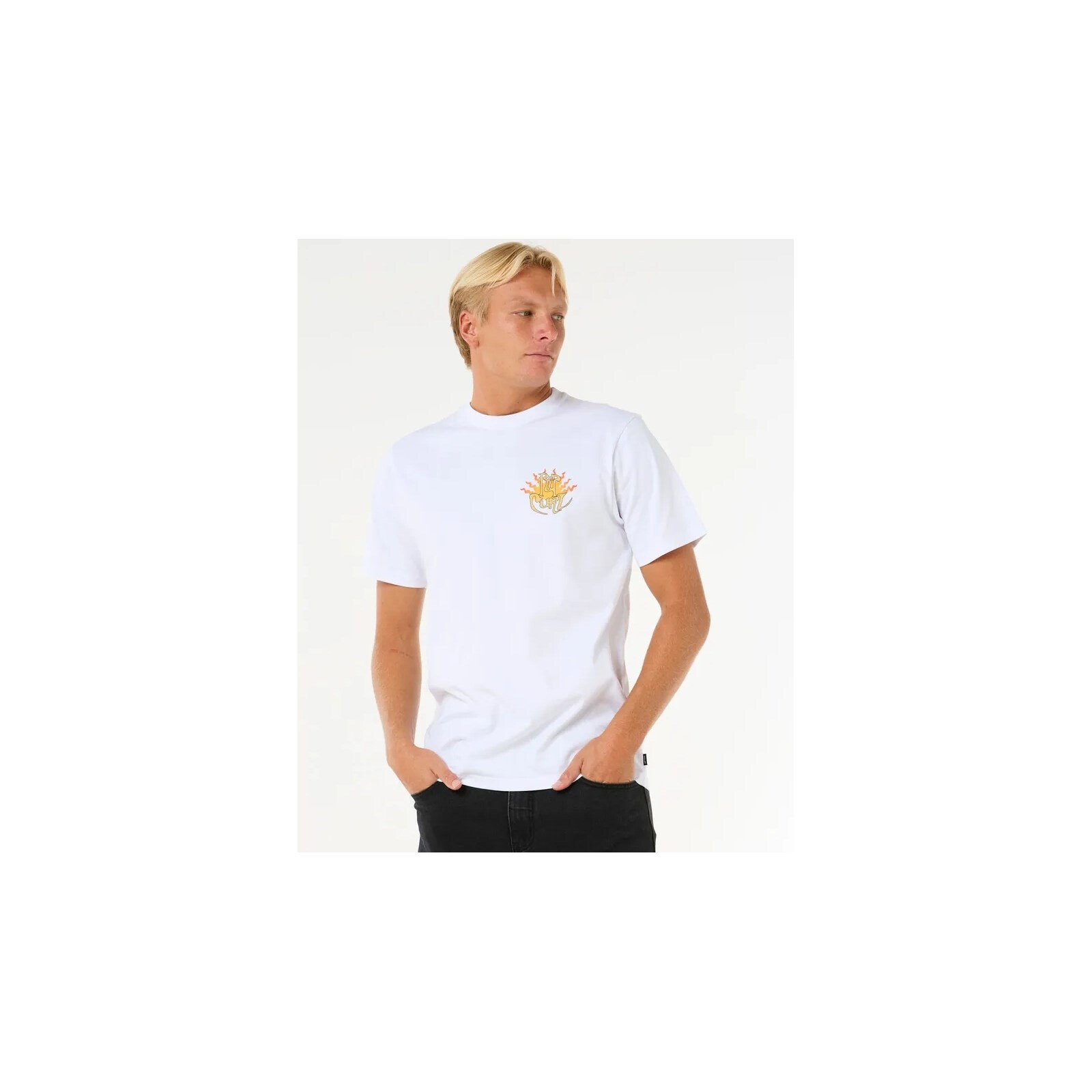 triko RIP CURL - Dazed Tee White (1000)