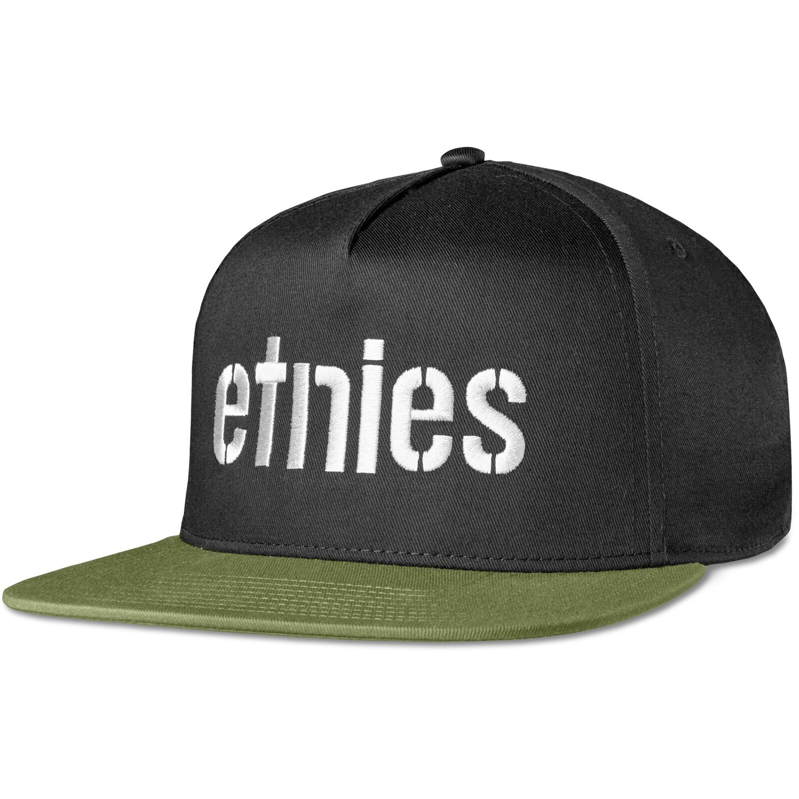 kšiltovka ETNIES - Corp Snapback Black/Olive (592)