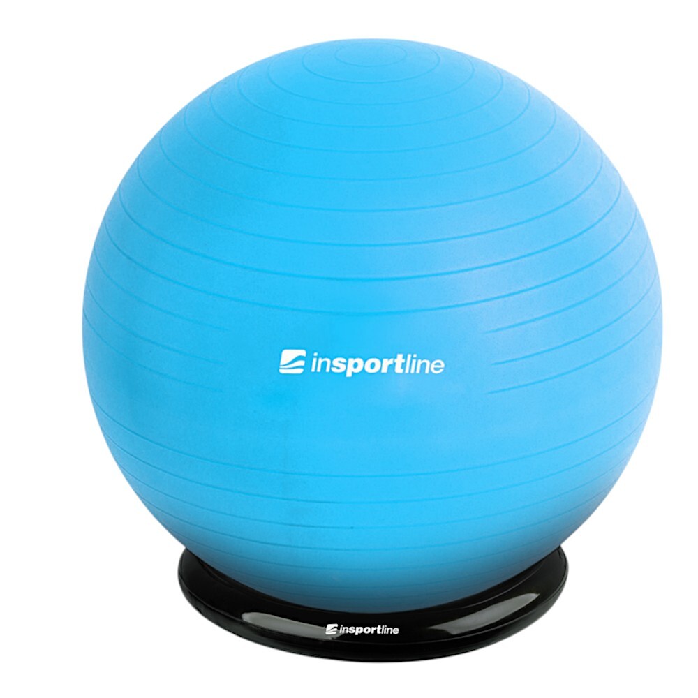 inSPORTline Top Ball 75 cm se základnou BallBase modrá