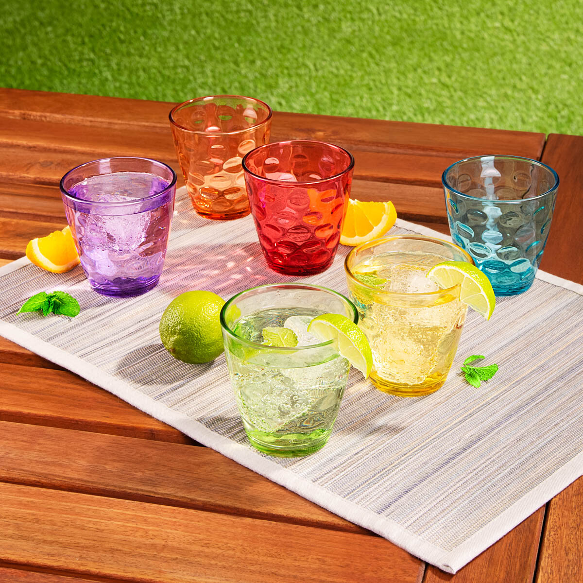 Die moderne Hausfrau Barevné skleničky, 6 ks