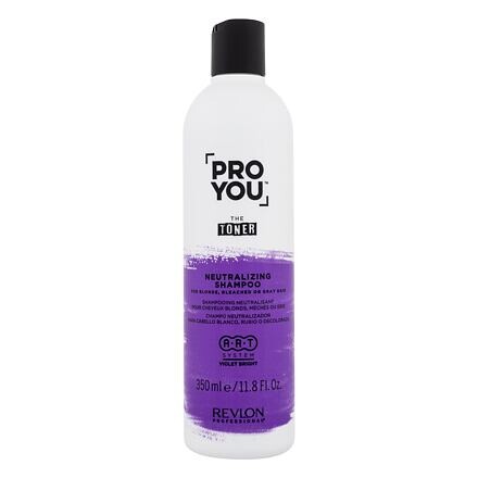 Revlon Professional ProYou The Toner Neutralizing Shampoo neutralizační šampon pro blond, odbarvené a šedé vlasy 350 ml pro ženy