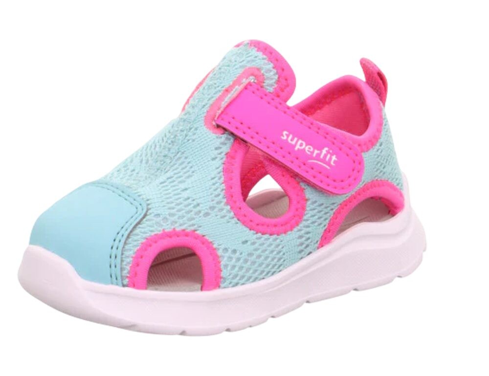 Dívčí sandály WAVE Light green/Pink Superfit 1-000481-7510 zelená - 22