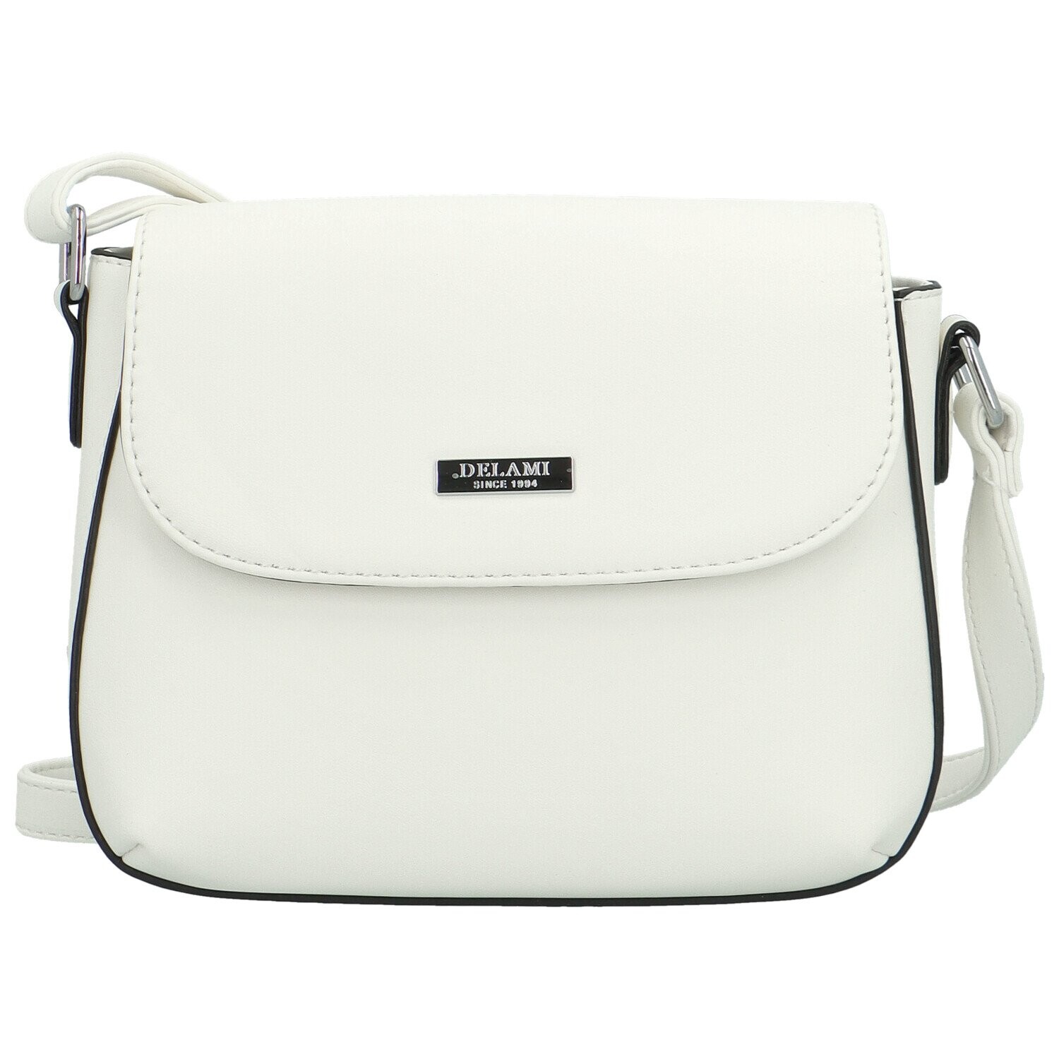 Módní dámská crossbody kabelka Delami Little Mia, bílá