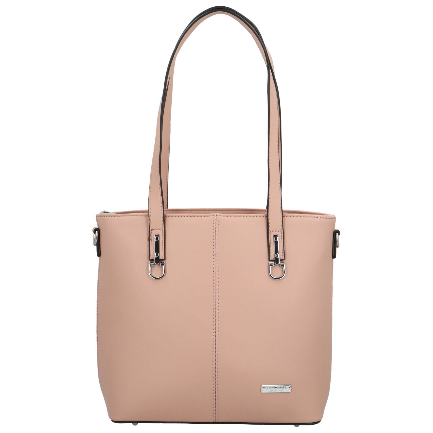 Luxusní dámská kabelka na rameno Delami Royal Class, růžová