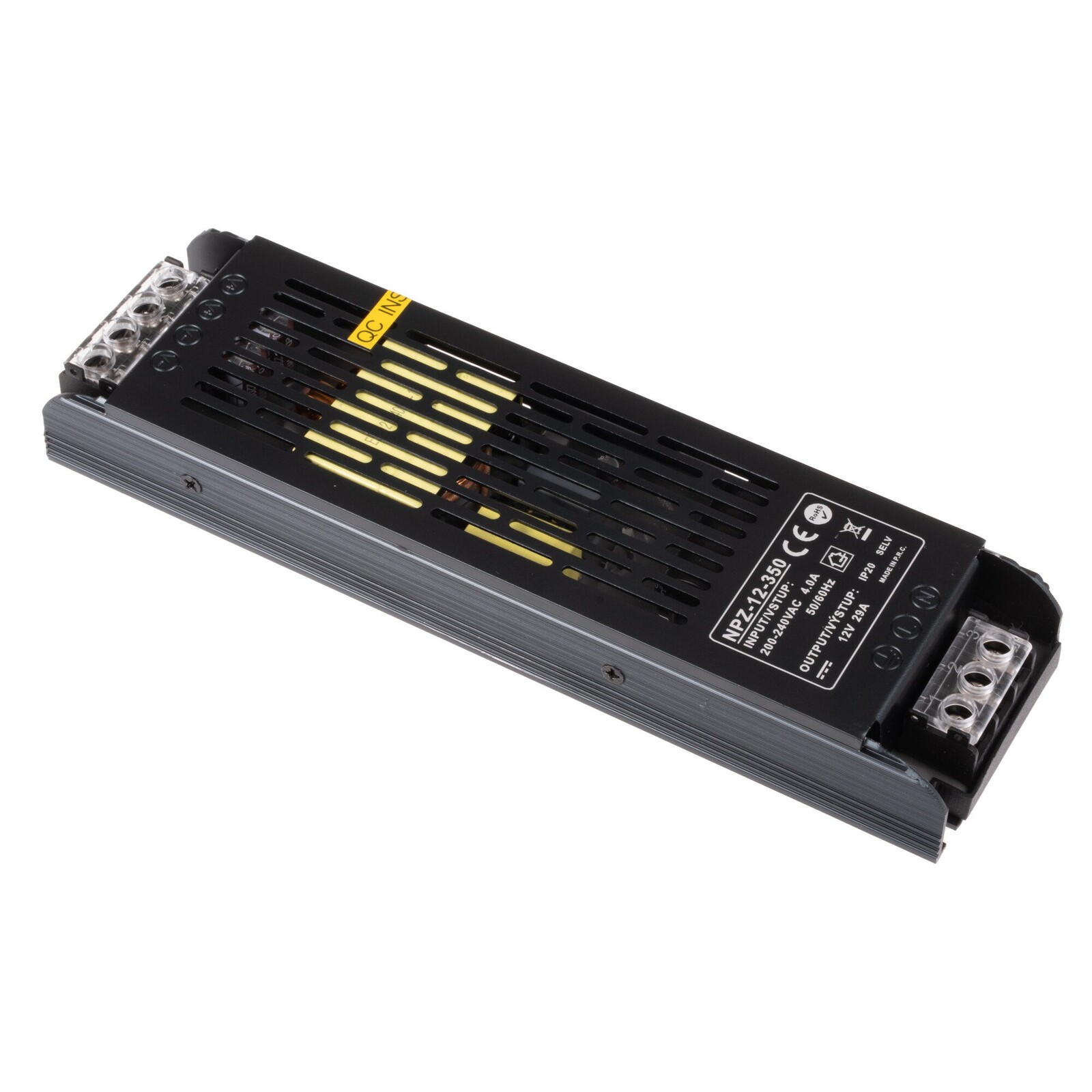 LED zdroj vnitřní 12V, 350W, IP20, NPZ-12-350 pro nízkonapěťové LED produkty