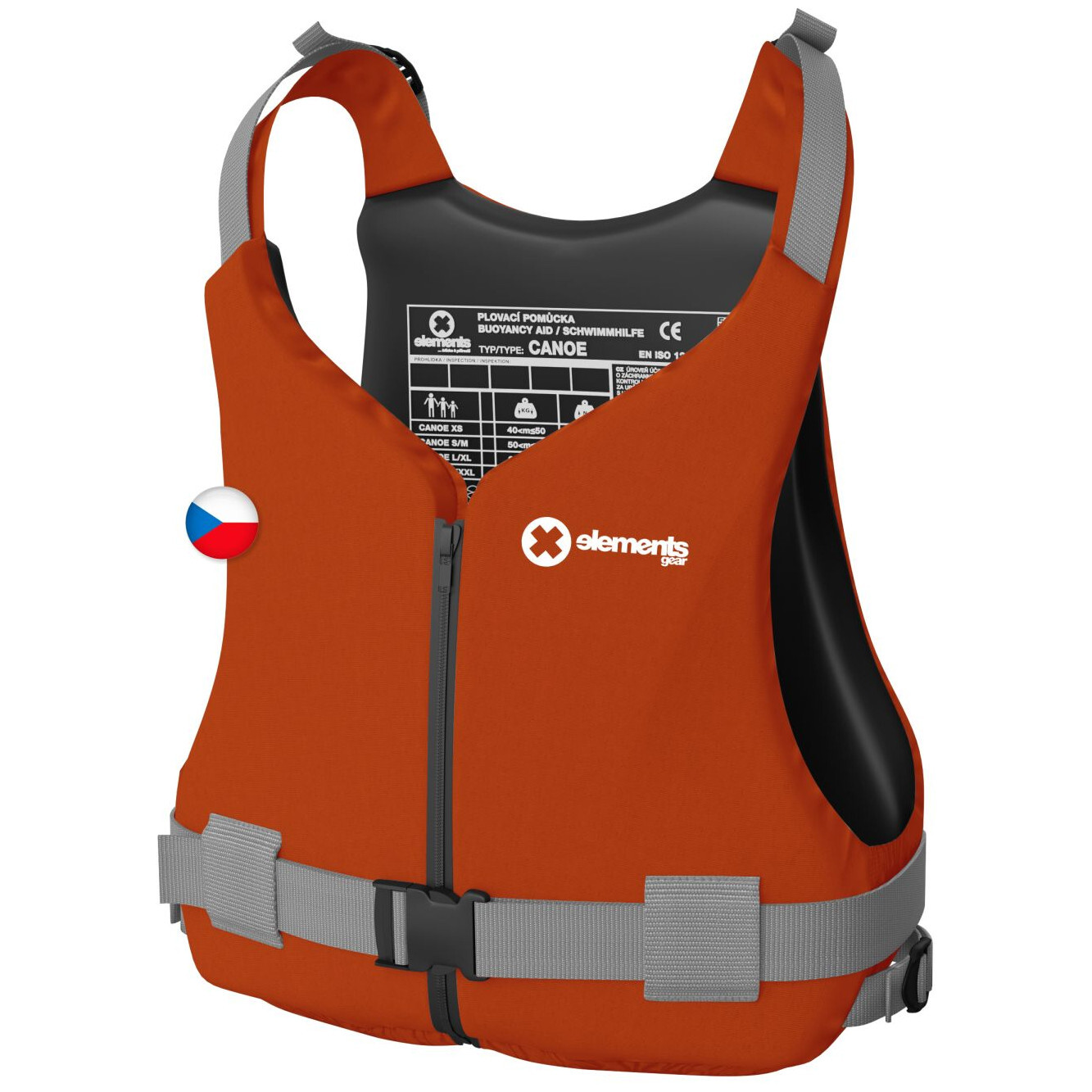 Plovací vesta Elements Gear Canoe 2.0 Velikost: L-XL / Barva: červená
