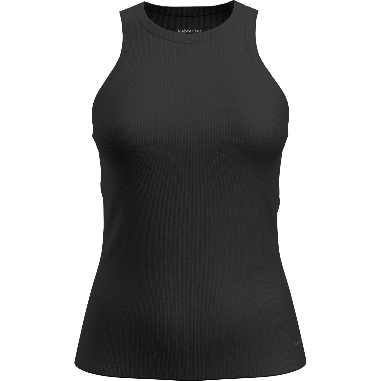 Dámské tílko Icebreaker W Mer Rib Lotus Tank Velikost: S / Barva: černá