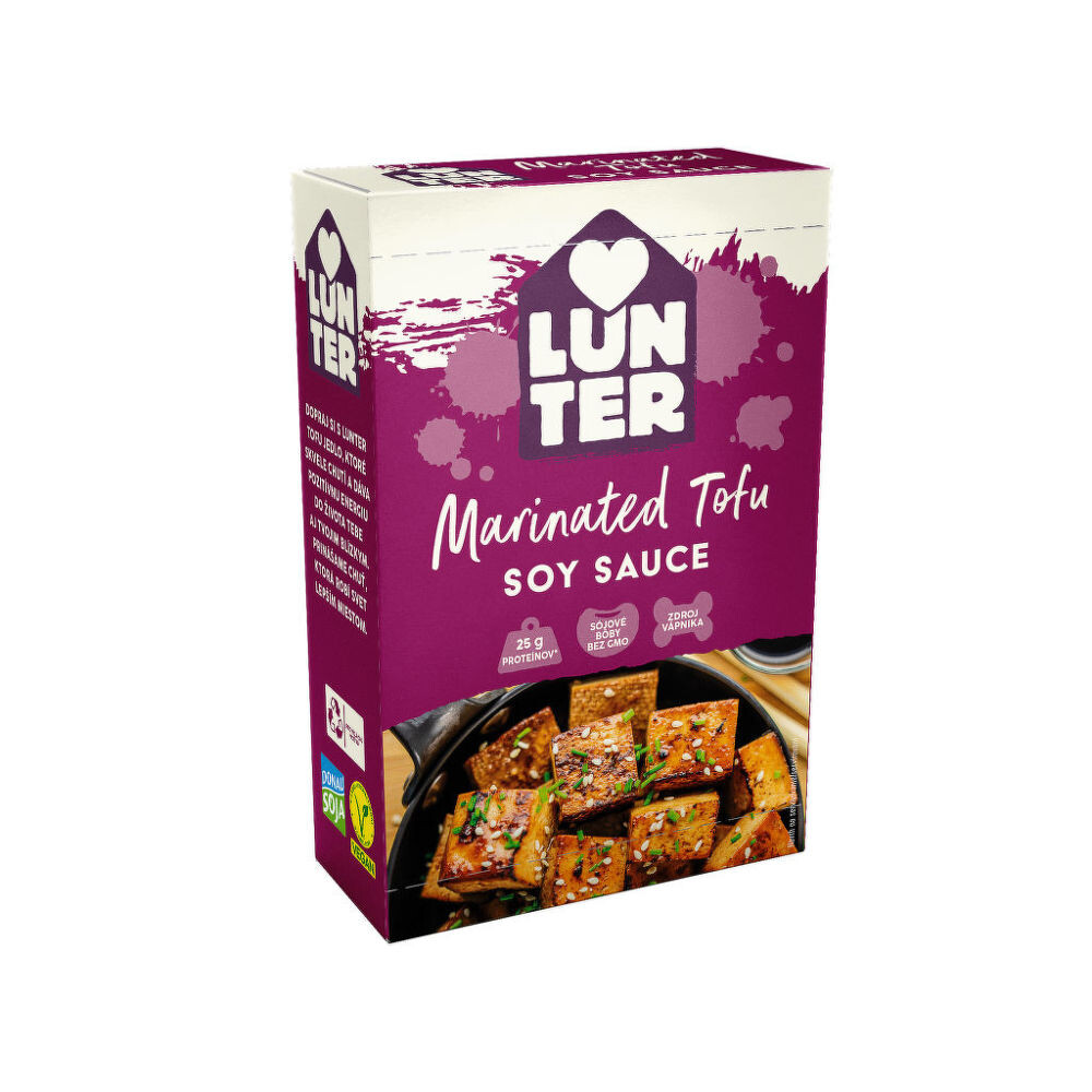 Tofu marinované v sójové omáčce 180 g LUNTER