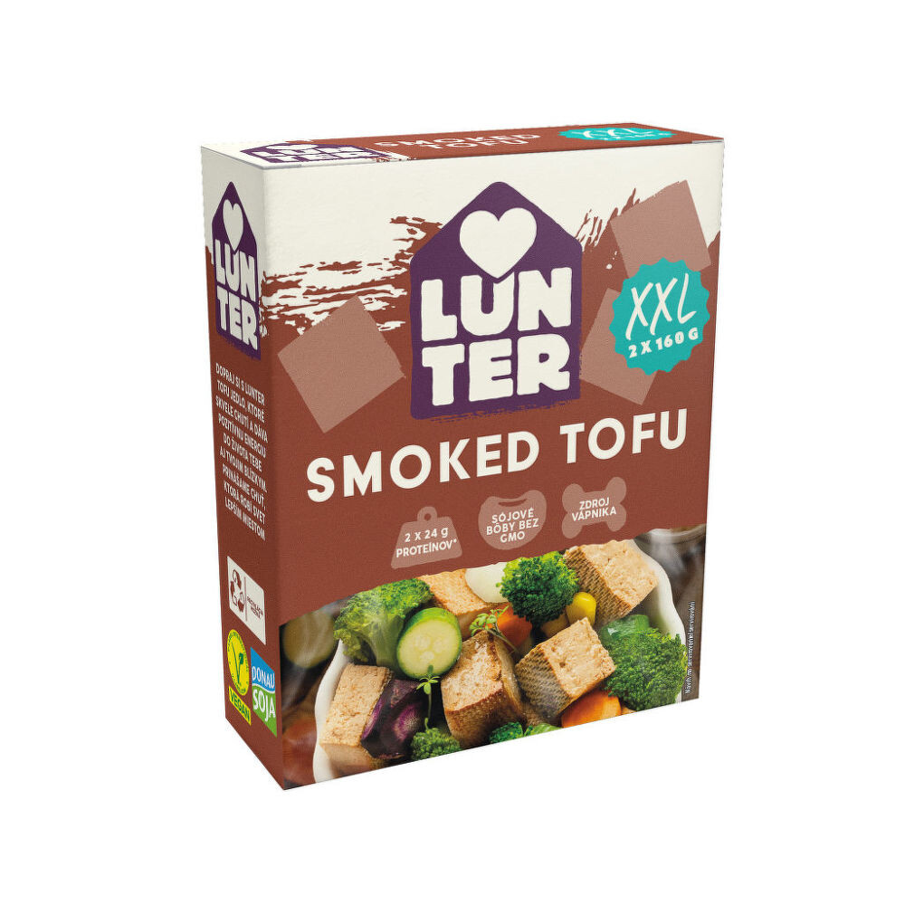 Tofu uzené XXL 320 g (2x160 g) LUNTER