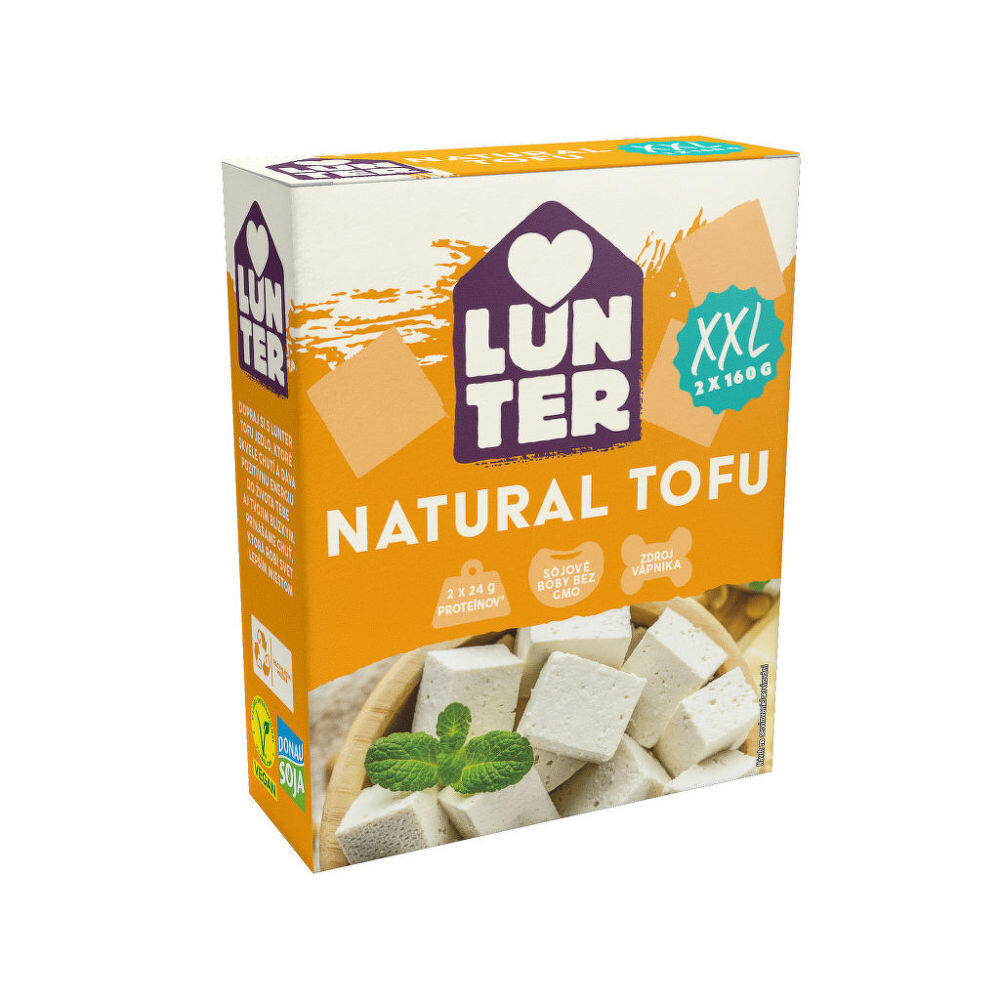 Tofu natural XXL 320 g (2x160 g) LUNTER