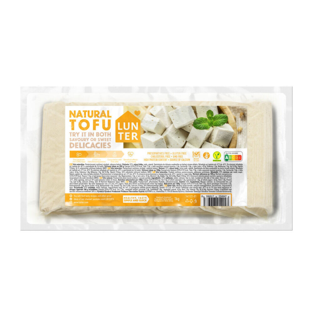 Tofu natural 1000 g LUNTER