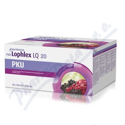 PKU LOPHLEX LQ 20 ŠŤAVNATÉ PLODY perorální roztok 30X125ML