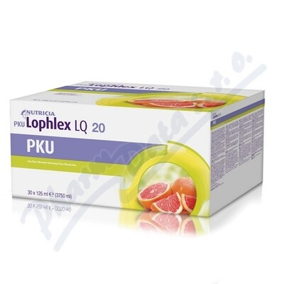 PKU LOPHLEX LQ 20 ŠŤAVNATÝ CITRUS perorální roztok 30X125ML