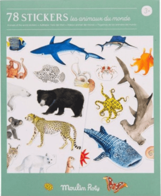 MOULIN ROTY Samolepky Tout autour du monde