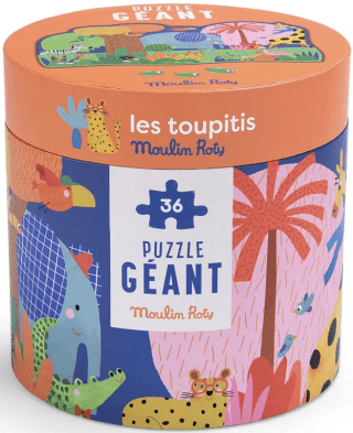 MOULIN ROTY Obří puzzle Oáza zvířat - 36 pcs