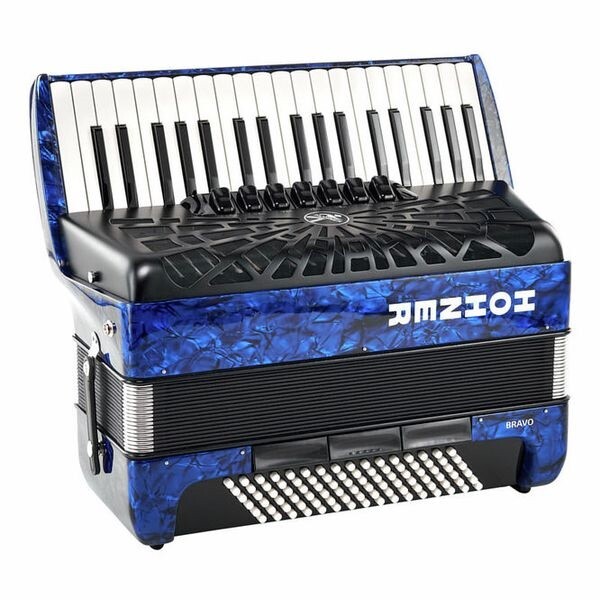 Hohner Bravo III 96 dark blue Silent Key