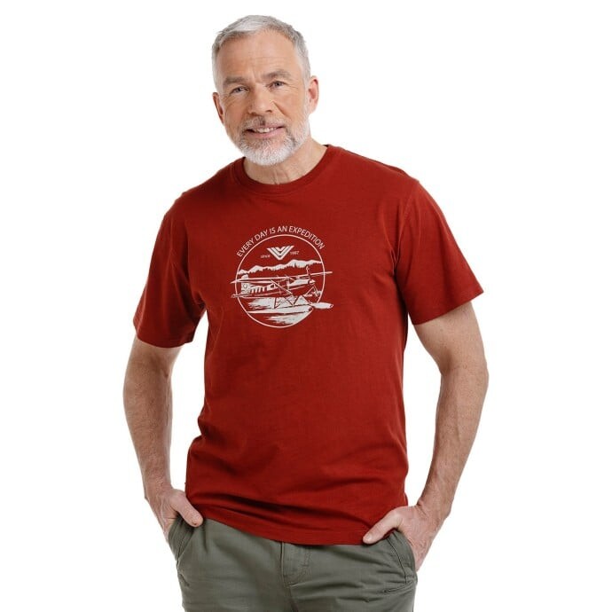 Pánské tričko bushman lukulu červená s