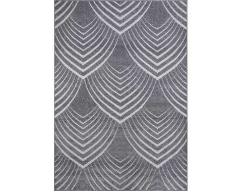 Koberec Oksi 120x170 cm, šedá geometrie