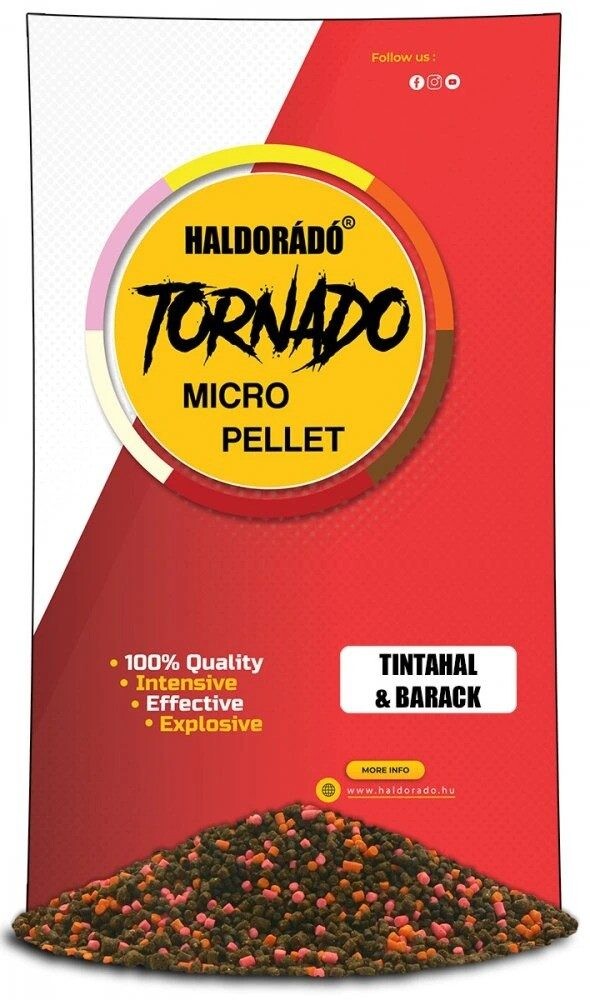 Haldorádó Pelety Tornado Micro Pellets 2mm 400g - Česnek-Mandle
