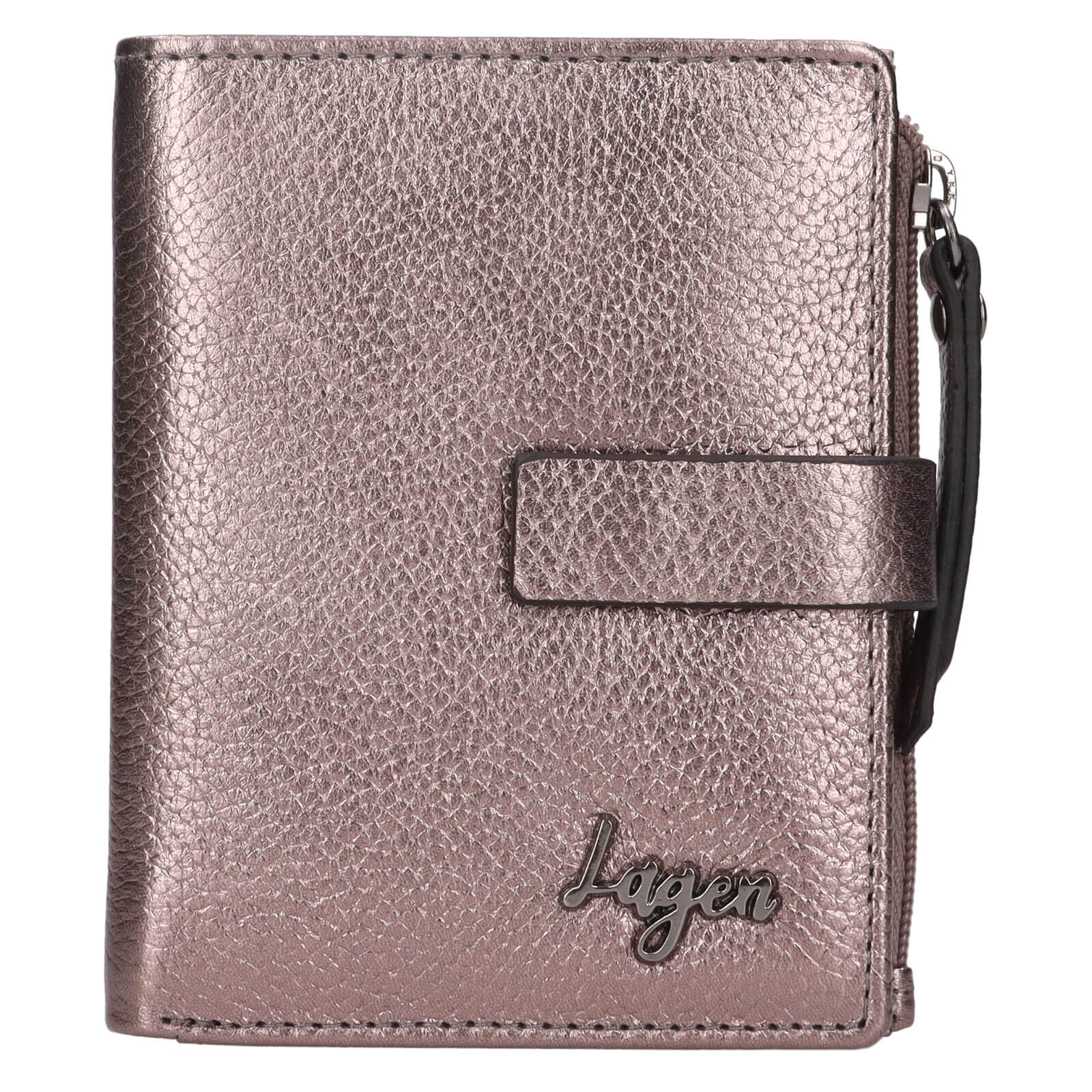 Dámská kožená peněženka Lagen Sigrid - tmavě bronzová