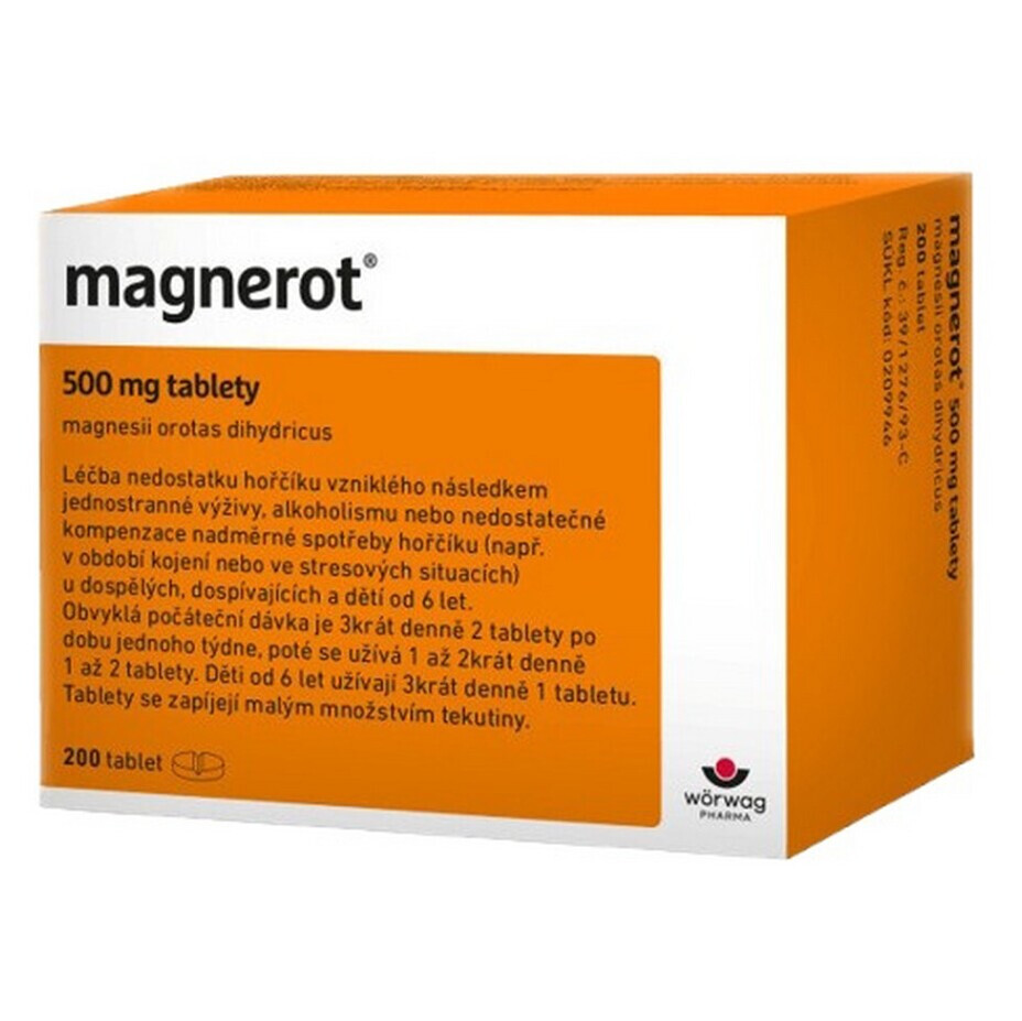 MAGNEROT 500 mg 200 tablet II