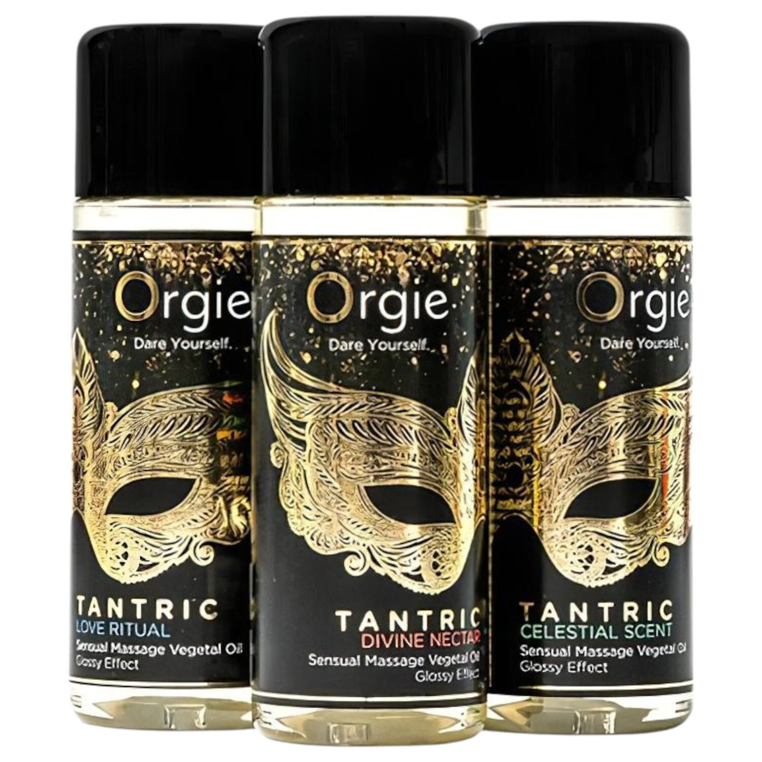 Orgie Tantric - smyslná masážní olejová sada (3x30ml)