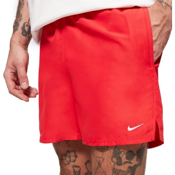 Nike ESSENTIAL LAP 5 Pánské koupací kraťasy, červená, velikost