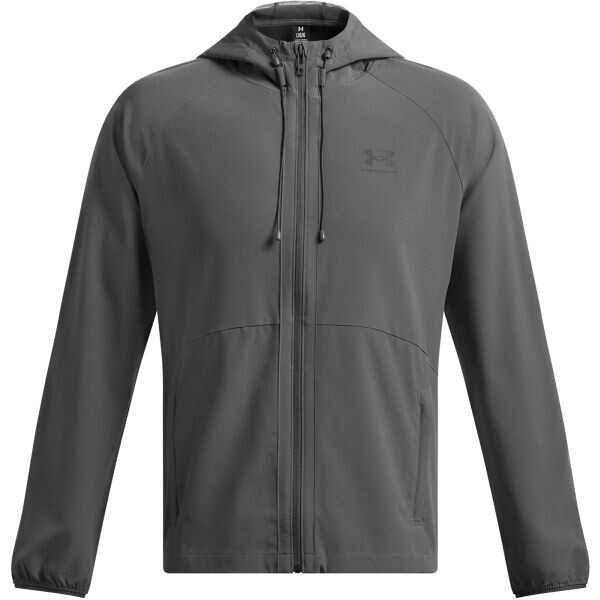 Under Armour UA STRETCH WVN WINDBREAKEREU bunda, šedá, velikost