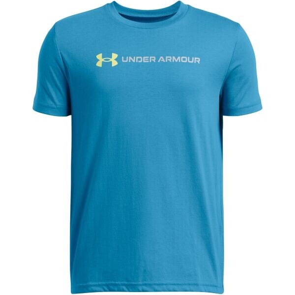 Under Armour UA B LOGO WORDMARK SS Dětské tričko, modrá, velikost
