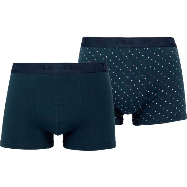 Fila MAN BOXER ELASTIC WITH LOGO Pánské boxerky, tmavě modrá, velikost