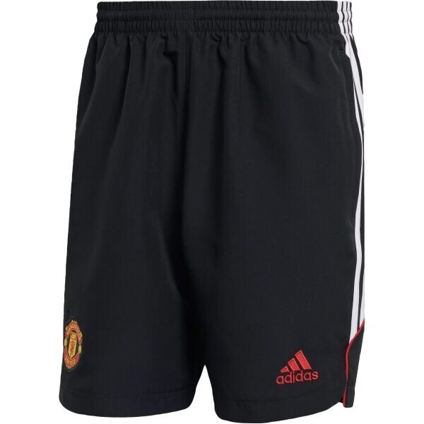 adidas MANCHESTER UNITED UBD SHORTS Pánské fotbalové šortky, černá, velikost