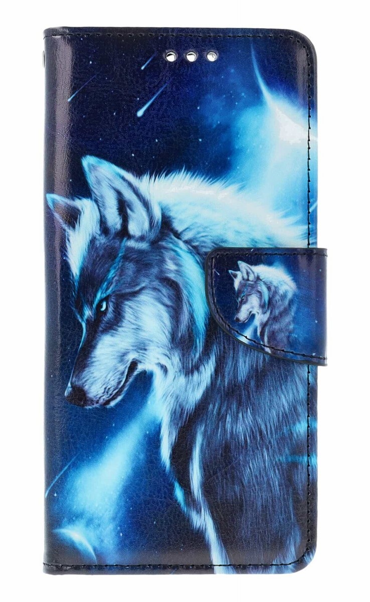 Pouzdro TopQ Xiaomi Redmi Note 14 knížkové Vlkodlak 138632