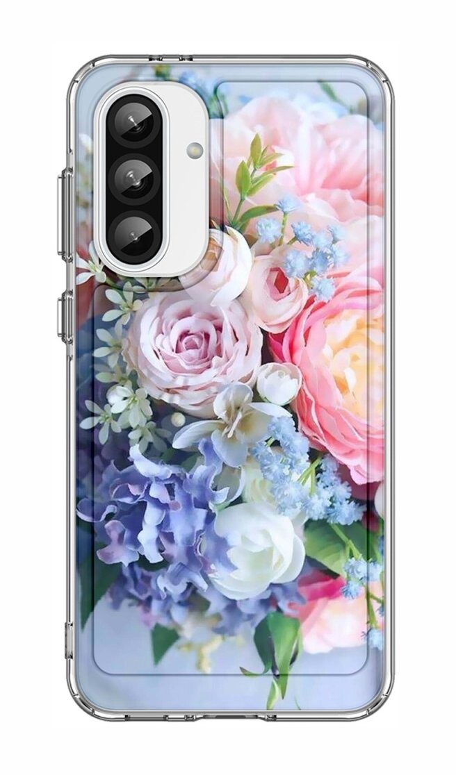 Kryt TopQ Image Samsung A56 pevný Kytice 138529