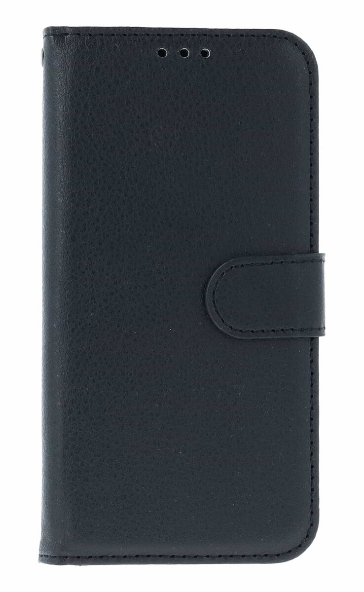 Pouzdro TopQ iPhone 16e knížkové černé s přezkou 138510
