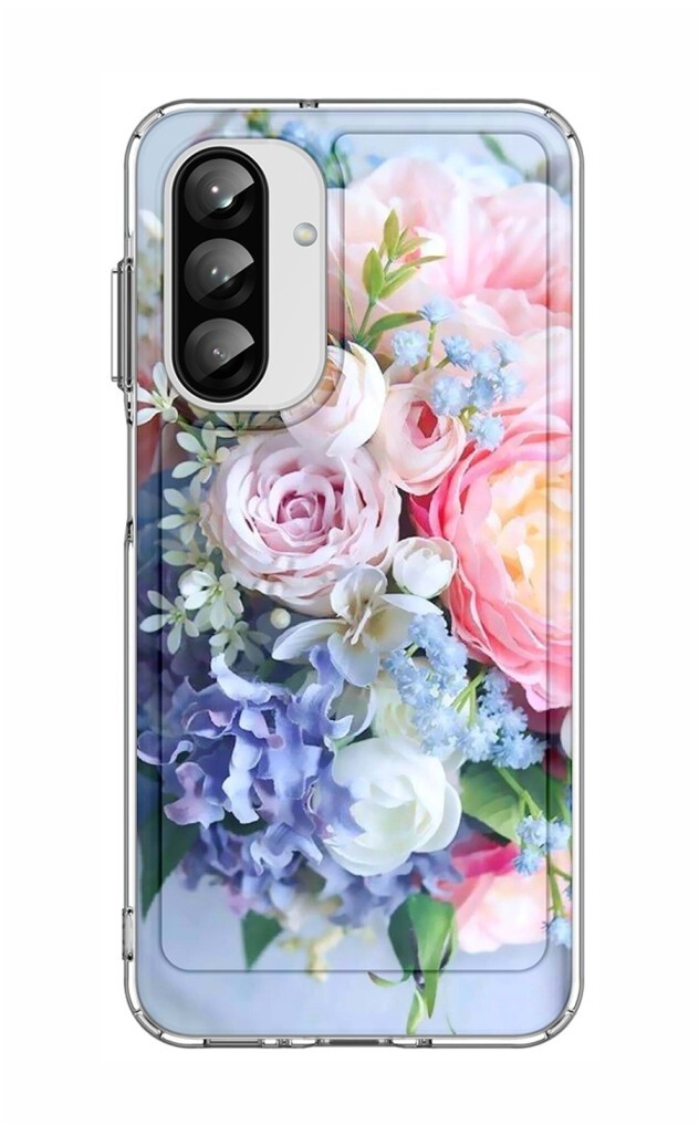 Kryt TopQ Image Samsung A17 pevný Kytice 141573