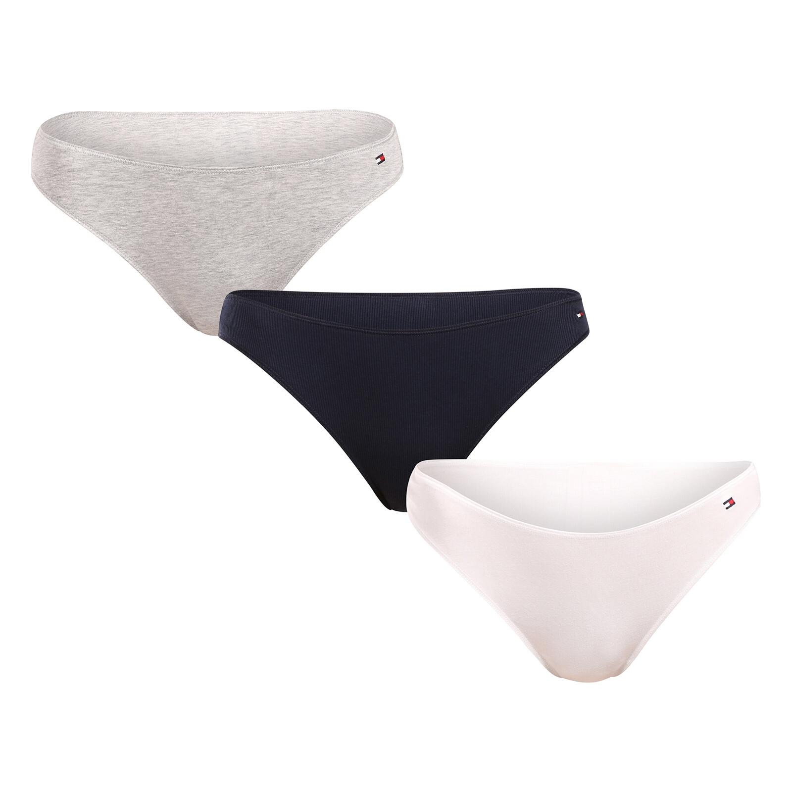 3PACK dámské kalhotky brazilky Tommy Hilfiger vícebarevné (UW0UW05968 0V7) XL