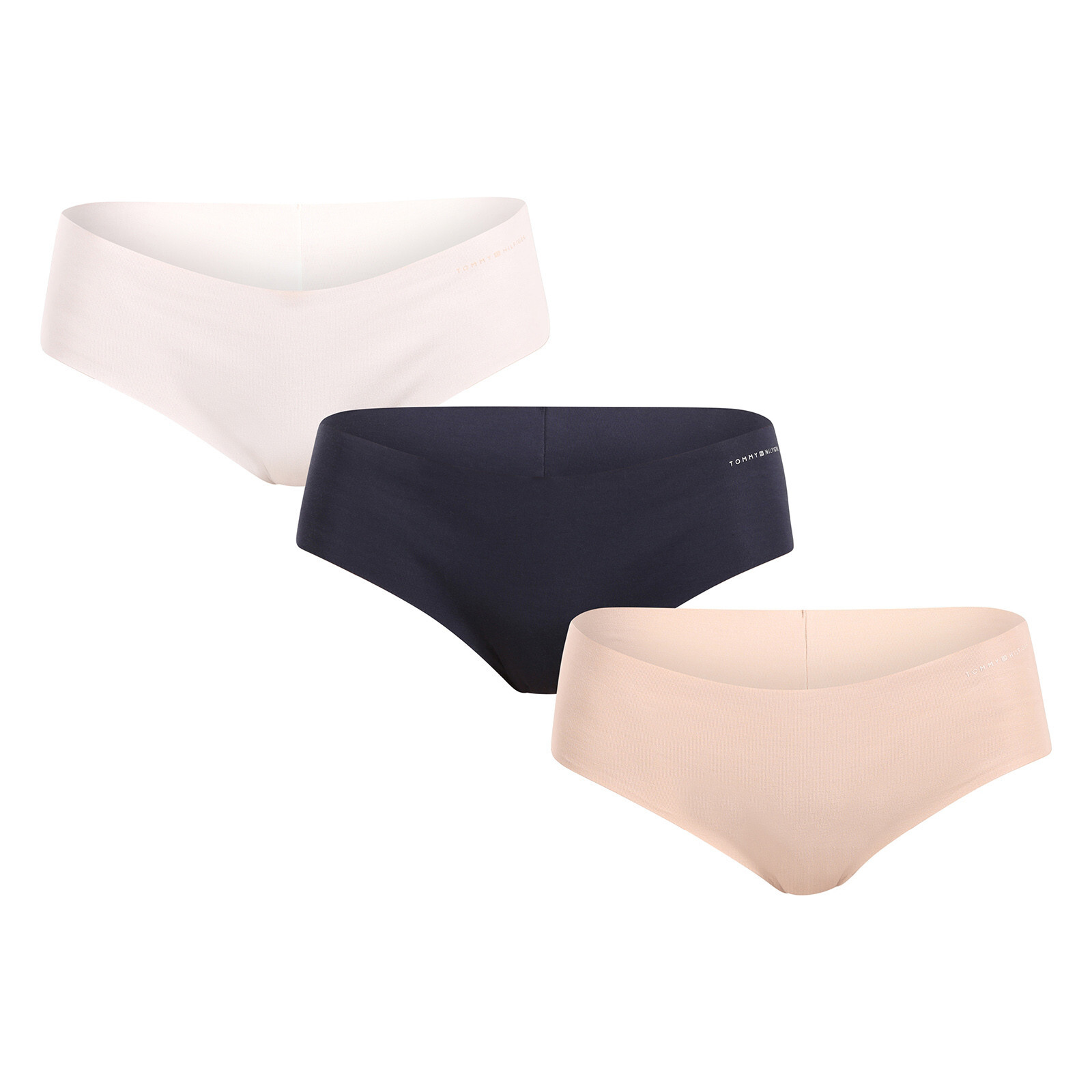 3PACK dámské kalhotky Tommy Hilfiger bezešvé vícebarevné (UW0UW05958 0V1) S