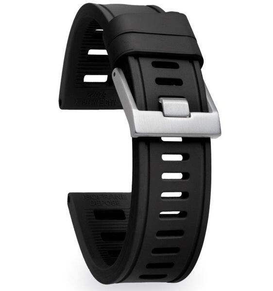 Řemínek ISOfrane® - černý - 20 mm - RS (broušená spona)