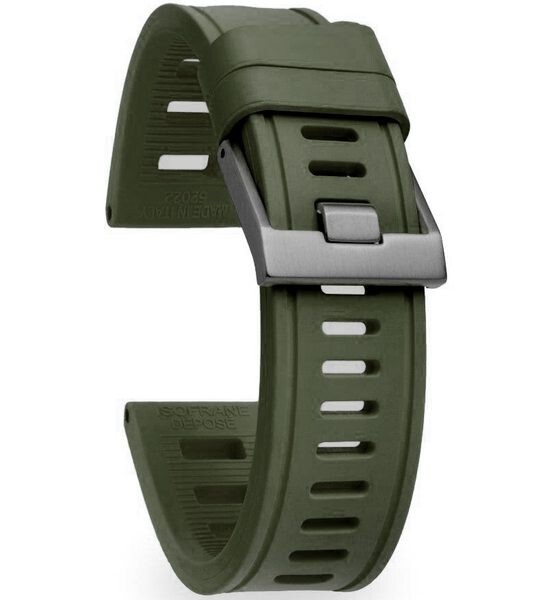 Řemínek ISOfrane® - NATO zelený - 20 mm - RS (broušená spona)