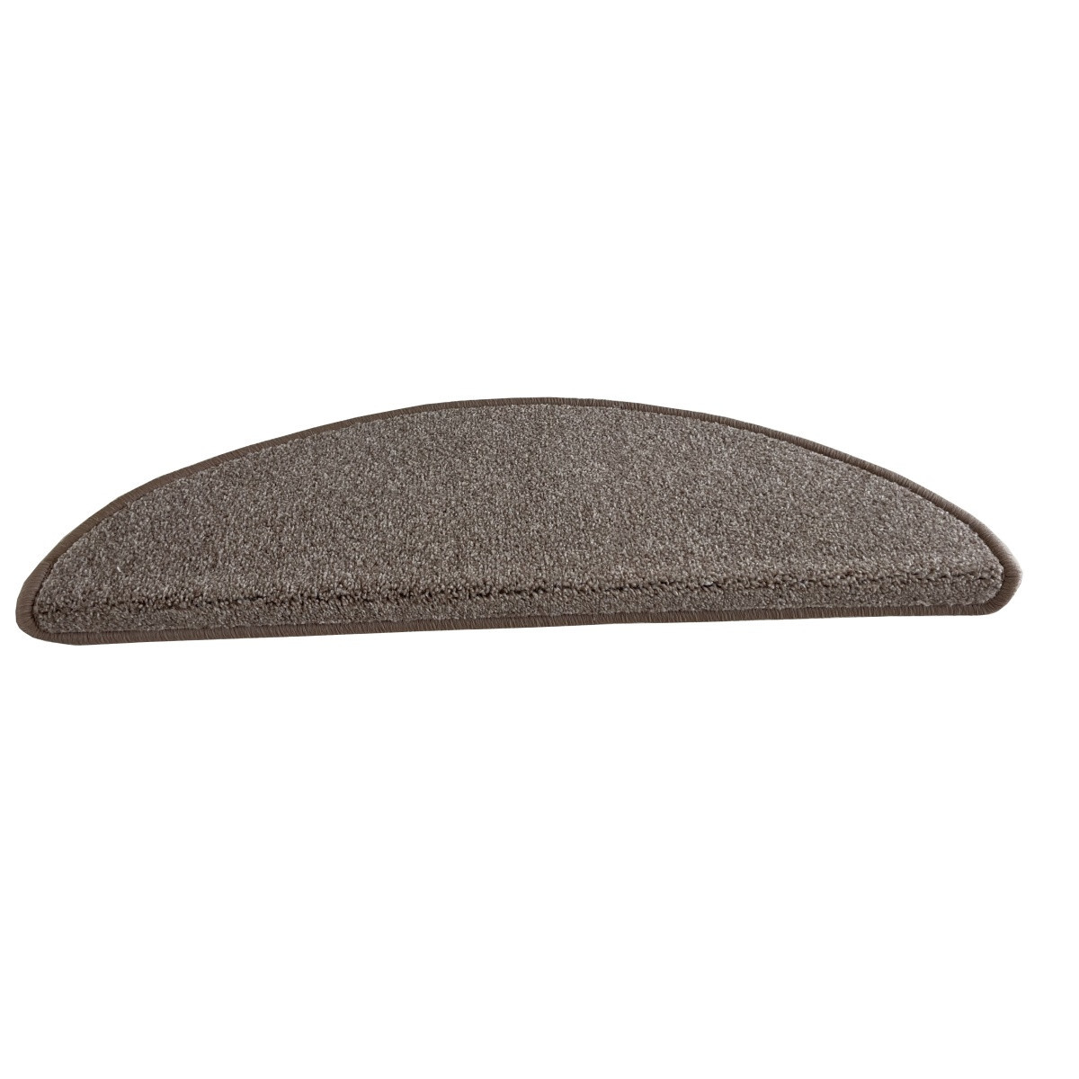 Nášlapy na schody Messina hnědá půlkruh, samolepící - 24x65 půlkruh (rozměr včetně ohybu) Vopi