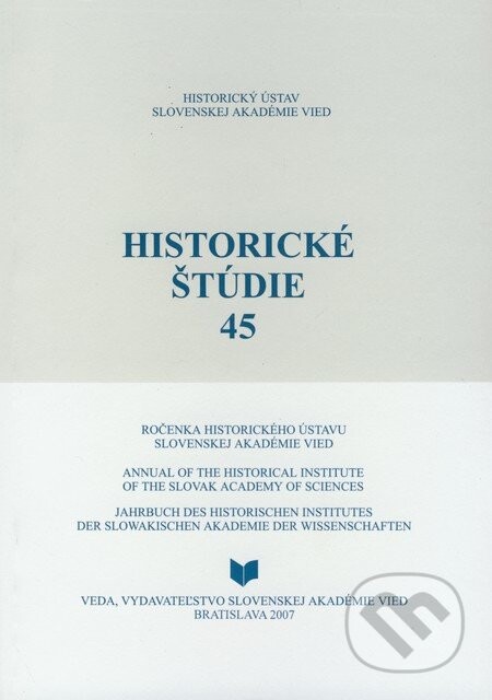Historické štúdie 45 - VEDA