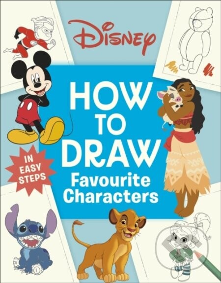 Disney How to Draw Favourite Characters -  DK