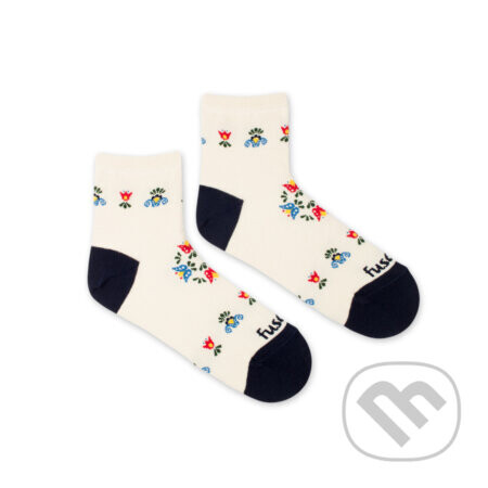 Ponožky Trojštvrťové folklórny kvet M - Fusakle.sk