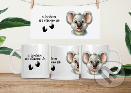 Hrneček čumáček 330ml porcelán Koala - EDEN