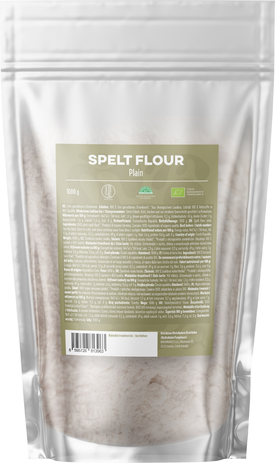 BIO špaldová mouka, hladká