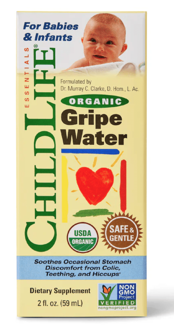ChildLife Essentials Organic Gripe Water, podpora při nadýmání, 59 ml