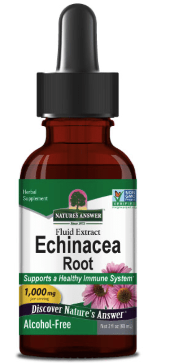 Nature's Answer Echinacea Root, extrakt, 1000 mg, 60 ml